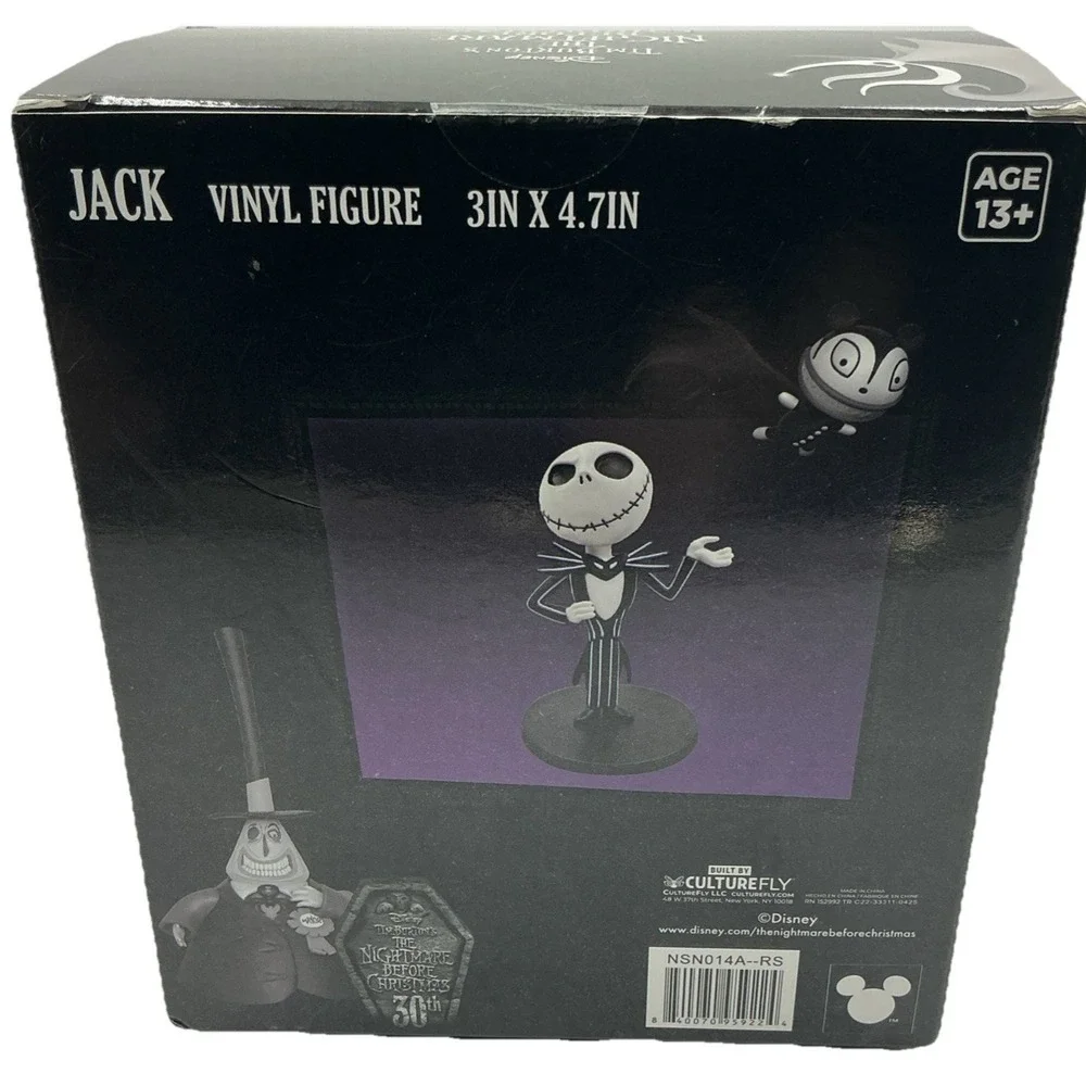 Disney Nightmare Before Christmas Jack Skellington Vinyl Figure CultureFly